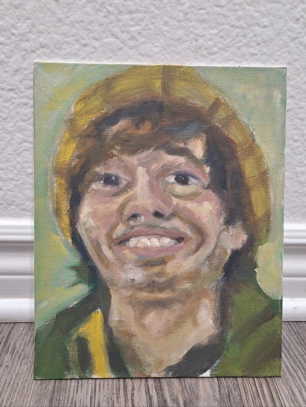 Resident Evil 2026 Original Oil Painting 8x10